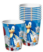 Paper Cups Sonic Tails Knuckles