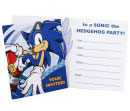 Sonic Party Invitations