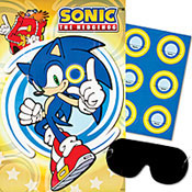 Sonic Rings Poster Party Game