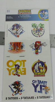Amscan Temporary Tattoos Sheet Party Favor