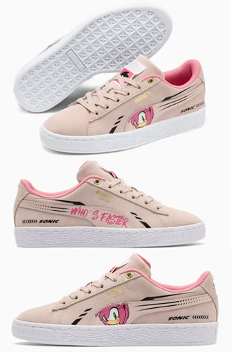Amy Pink Suede Type Sneaker Shoe Puma