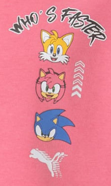 3 Character Face Detail Sonic Amy Tails
