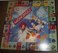Sonic monopoly board