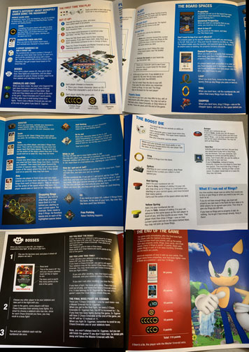Sonic Board Game Instructions