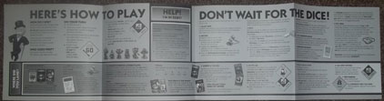 Monopoly instruction book