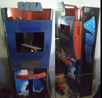 Dreamcast Sonic Sega Kiosk Display