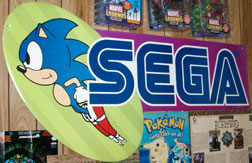 Early Age Sonic Sega Cardboard Diecut
