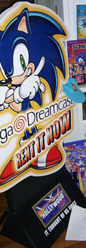 Hollywood Video Standee Sonic Adventure 1
