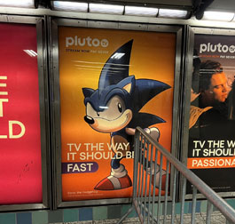 Pluto TV 1990s Sonic Ad in 2023