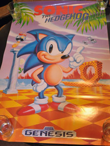 Sonic 1 Large Retail Display Poster