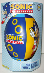 Sonic themed Soft Vinyl Football