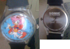 Amy themed custom Sega Watch