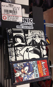 Archie Sonic Comic Panel Wallet