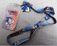 Sonic & Tails Classic Style Lanyard w/Charm