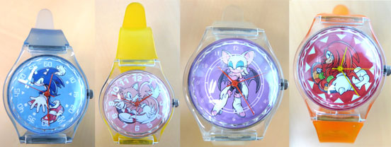 E-Watch Factory Sonic Tails Rouge Knuckles Watches