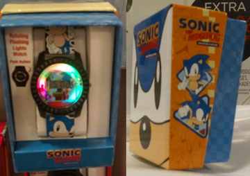 Flashing Spinning Sonic Watch JCP
