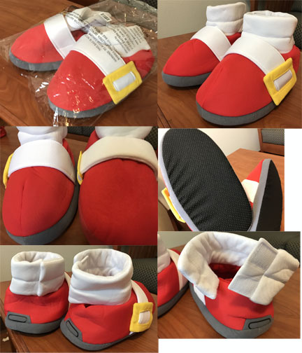 GE Sonic Shoe Slipper Costume