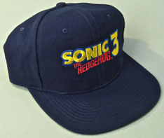 Sonic 3 Embroider Logo Cap Hat