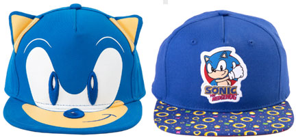 Journeys Snap Back Blue Classic Sonic Caps