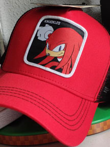 Trucker Style Knuckles Red Mesh Cap
