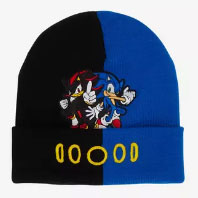 Sonic Shadow Split Beanie Hat