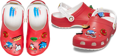 Crocs Shoes Sonic With Charms