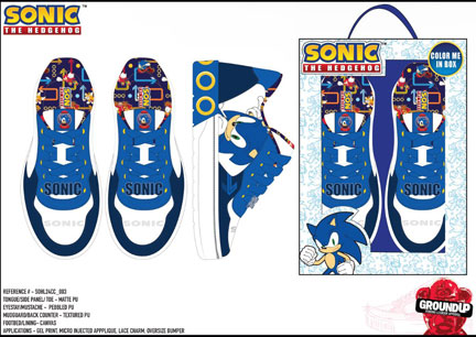 Ground Up Sneakers Sonic Lace Ups