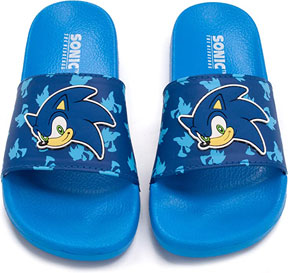 Sonic Slides Sandals Blue Face