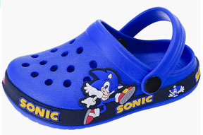 Toddler Version Blue Sonic Crocs