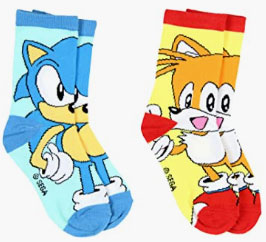 Classic Characters Bio World Sonic Tails Socks