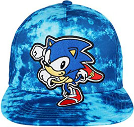 Tie Dye Youth Snapback Blue Sonic Cap