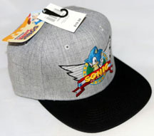 Gray Embroidered Title Screen Type Hat