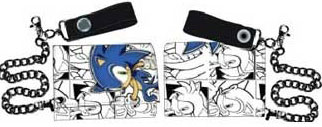 Sonic Multi Character Line Art Wallet