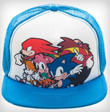 Classic Style Sonic Characters Trucker Cap