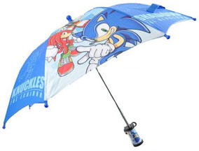 Picture Handle Sonic Blue Umbrella