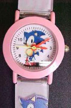 Confusing pink girls Sonic watch