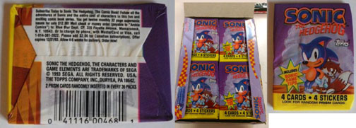 Topps Sonic Cards Case Box Set