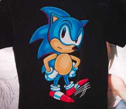 Foot Tappin' Sonic Big Graphic Shirt