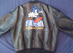 Sega official crew jacket back