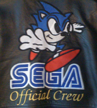 Sega Crew Sonic Design Close up