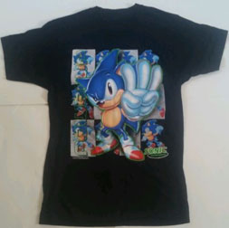Power Up Sonic 3 Shirt Black