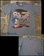 Sonic Blue Pun Catalog T-Shirt Photo