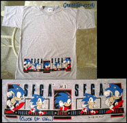 Sega #1 Gray Geometric Band Shirt