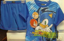Sonic X Cotton Shirt & Shorts