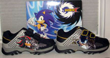 Sonic & Shadow gray kids sneakers