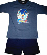 Sonic X Oval Gray Pajama Set 