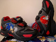 Sporty Red Black Sonic X Knuckles Shoes