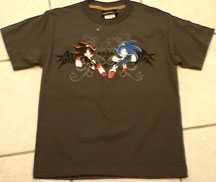 Sonic Vs Shadow Brown Shirt