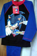 Sonic Long Pajama Set