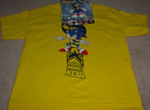 Super Sonic Hero Yellow Vertical Logo